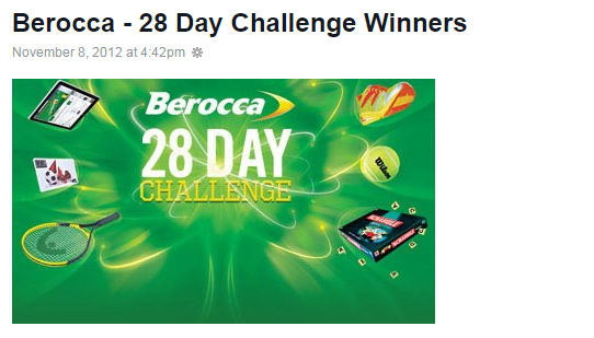berocca 28 day challenge